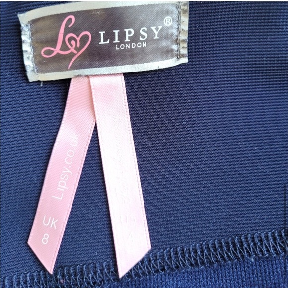 Lipsy London velvet Bodycon Dress, VGUC, Size 4 - Picture 6 of 10